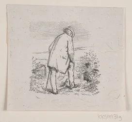 Ilustración para "Las últimas horas", poema de H. J. Greensteen