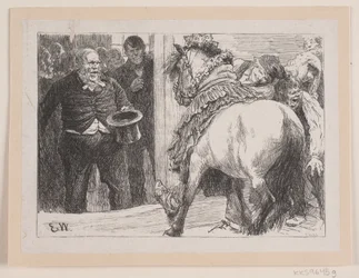 Ilustración para "Herremandsbruden"