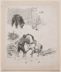 Ilustración de "Velgjort og ilede lønnet"