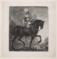 Karel van Mander: Cristiano IV a caballo