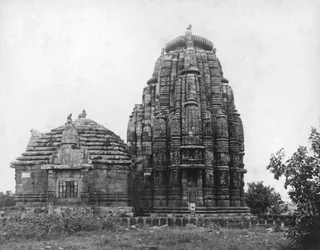 Templo Lingaraj, Bhubaneswar, Orissa, India, 1905-1906