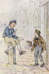 Ilustración para Oliver Twist
