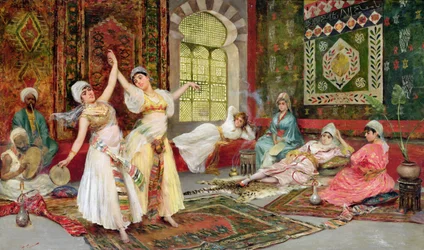 Dancing Girls (óleo sobre lienzo)