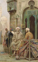 El humo de la tarde, c.1888 (óleo sobre lienzo)