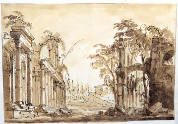 Escena del Acto Uno de la ópera "Lucio Silla" de Wolfgang Amadeus Mozart, 1772