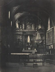 Interior de una iglesia, c. 1855