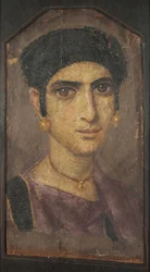 Retrato de una joven dama, siglo II d.C.