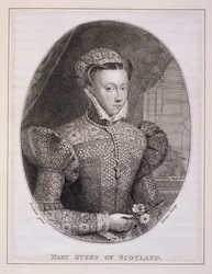 María Reina de Escocia (1542-87), grabado por George Vertue (1684-1756) (grabado)