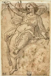 Ángel sentado