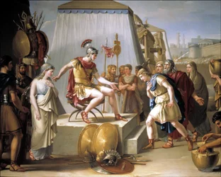 La continencia de Escipión,siglo XIX (óleo sobre lienzo)
