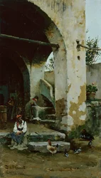 La Familia Pares de Hopwell en un Paisaje Boscoso