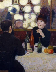 En el Café de la Nouvelle Athènes (retrato de Suzanne Valadon)