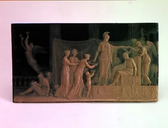 La apoteosis del Conde Aleksandr Sergeevich Stroganov, Presidente de la Academia de Artes