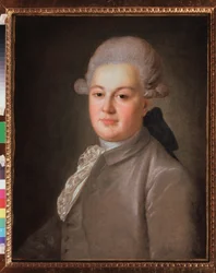 Retrato del Conde Artemi Vorontsov (1748-1813). Pintura de Fyodor (Fedor o Fiodor) Stepanovich Rokotov (1735-1808), óleo sobre lienzo, posterior a 1768. Arte ruso