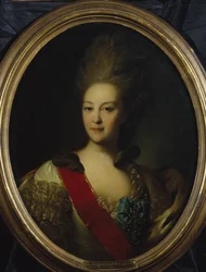 Retrato de la condesa Ekaterina Nikolayevna Orlova 1758-1781, c. 1779