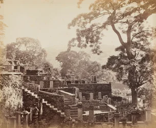 Cementerio del templo japonés, Shuntoji, Nagasaki, c. 1867