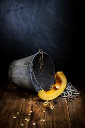 Naturaleza muerta rústica de otoño