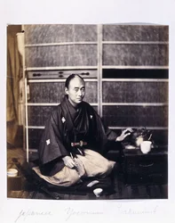 Un Yaconin japonés, c.1864-1866