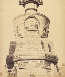 Vista Arquitectónica del Templo Lama cerca de Pekín, Octubre 1860