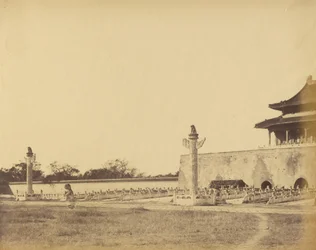 Entrada al Palacio de Invierno, Pekín, octubre de 1860