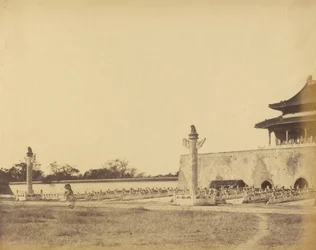 Entrada al Palacio de Invierno, Pekín, octubre de 1860