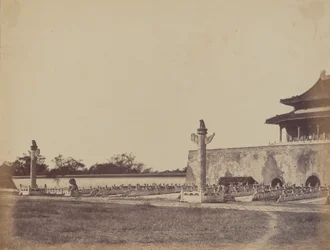 Entrada al Palacio de Invierno, Pekín, 29 de octubre de 1860