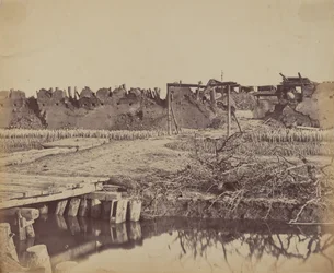 Exterior del Fuerte Norte Mostrando la Entrada Inglesa, 21 de agosto de 1860, 1860