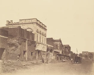 [Casa en la que el Rey estaba confinado en el Palacio]