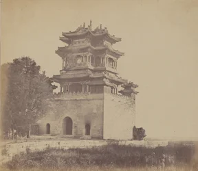 Palacio de Verano Imperial Yuen Min Yuen, Pekín, antes del incendio, 18 de octubre de 1860
