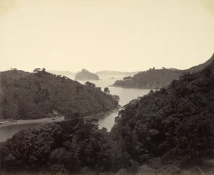 Isla Pappenberg en la Entrada de la Bahía de Nagasaki