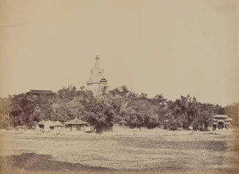 La Gran Pagoda en el Palacio de Invierno Imperial, Pekín, 29 de octubre de 1860