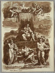 Madonna entronizada