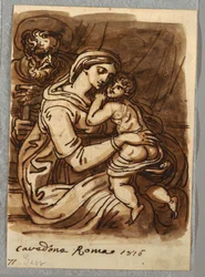 Madonna y Niño con San José