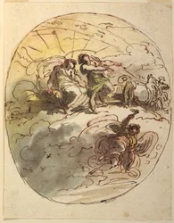 Faetón despidiéndose de Apolo