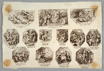 Rómulo y Remo, Trece Pinturas para la Sala delle Origini di Roma, Faenza