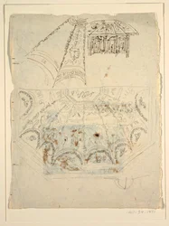 Estudio para la Sala de Apolo, Palazzo Milzetti, Faenza