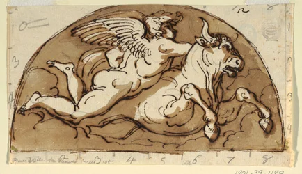 Tarus, Luneta para el techo, Sala Ottagonale, Palazzo Milzetti, Faenza