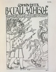 Batalla de Cuzco: asedio de la ciudad por el Inca Manco Capac, c.1536