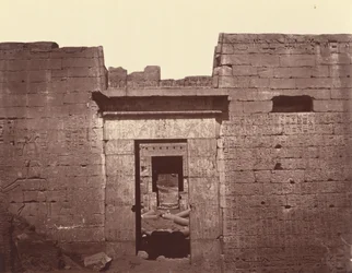 Segunda puerta del Gran Templo de Medinet Habu, Tebas