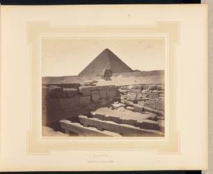 Egipto: pirámide de Keops y templo de Chaffra
