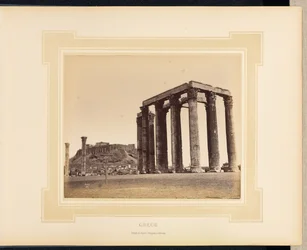 Grecia: Templo de Júpiter Olímpico en Atenas