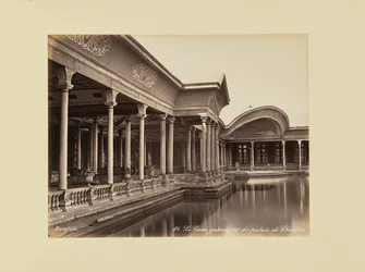 El Cairo, galerías interiores del palacio de Shubra