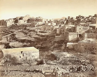 Vista panorámica de Belén, Israel