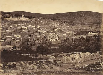 Vista panorámica de Nazaret, Israel