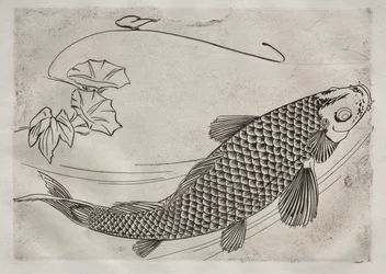 Servicio de Cena (servicio Rousseau): Pez grande en estilo japonés (n.º 19)