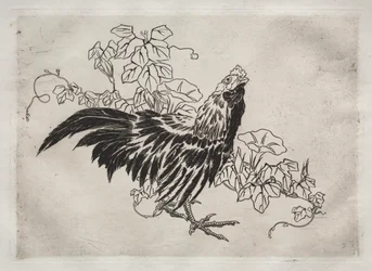 Servicio de Cena (servicio Rousseau): Gallo y glorias de la mañana (n.º 25)