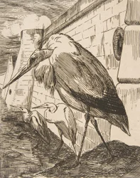 Las cigüeñas, 1870s