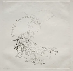 Servicio parisino (servicio Haviland): Atardecer (no. 11)