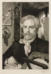 Retrato de Edmond de Goncourt