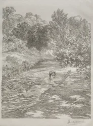 El bañista, c. 1860-70